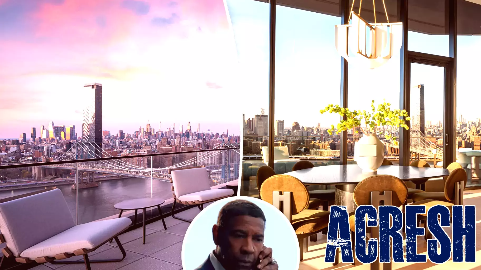 Denzel Washington's fictional home in 'Highest 2 Lowest' just sold in real life for $16.25M